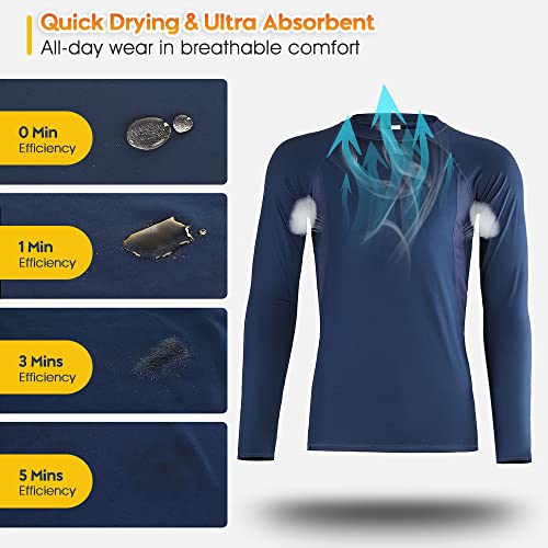 MANCYFIT Thermal Underwear for Men Cold Winter Gear Long Johns Compression Suit Base Layer for Skiing Running3