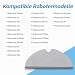 UPUPDAY 6 Stück Wischtücher für Xiaomi Roborock S6 MaxV /S6 Pure /S5 Max /S6 /S60 /S65 /S5 /S50 /S51 /S55 Staubsauger, Mikrofaser Waschbar Wiederverwendbar Ersatzteile Wischmopp für Roborock S5 S6