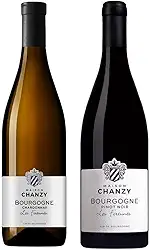 Duo da Borgonha Tinto e branco-Elegancia pura! Chardonnay e Pinot Noir Les Fortunes Chanzy