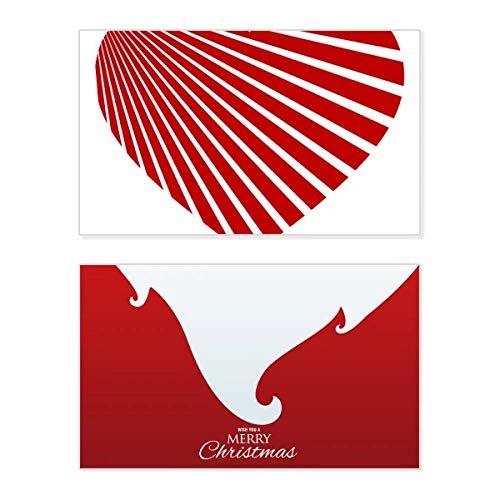 Carte de Noël vintage cœur rouge transmettez un amour éternel