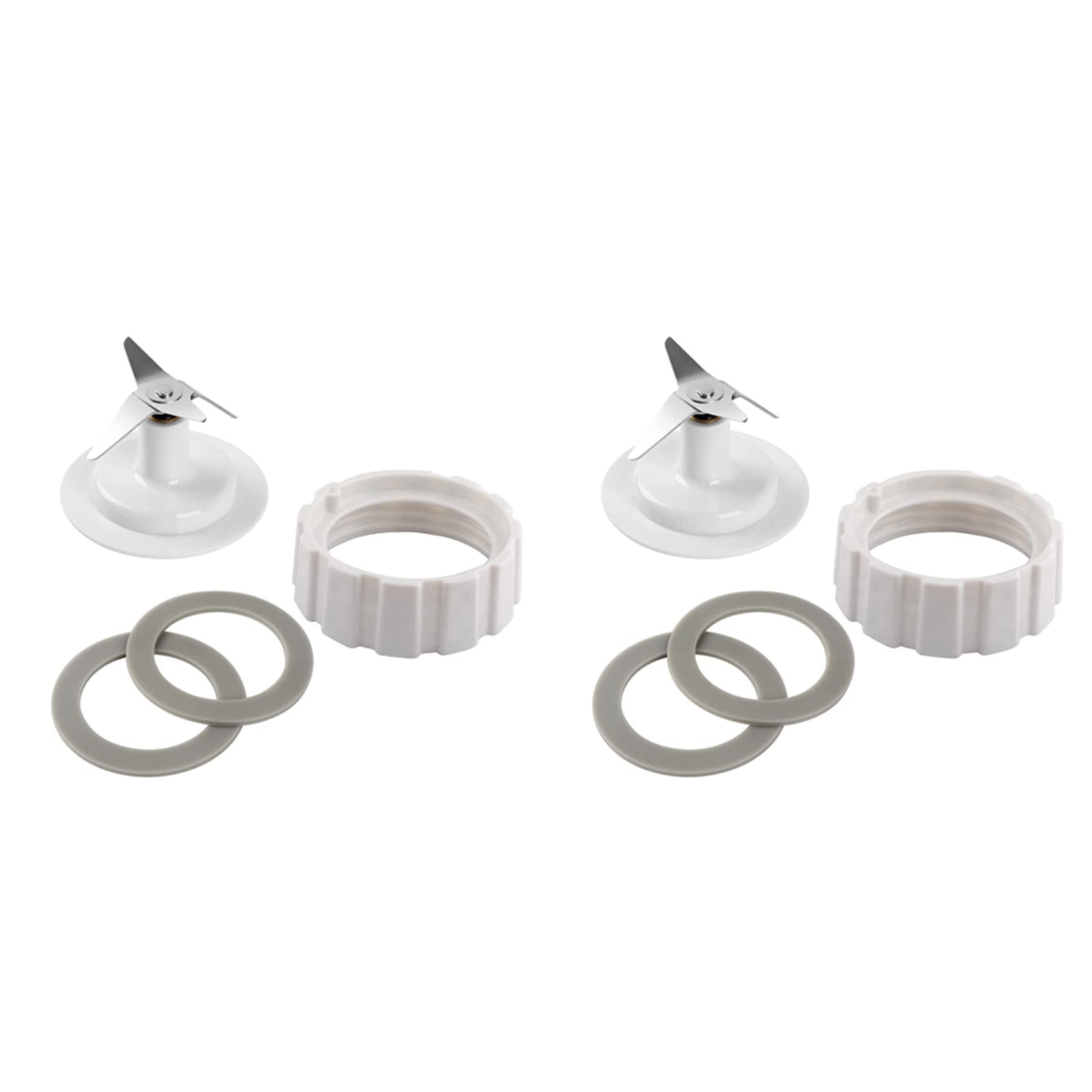 Hndhbfgrt 2X Blade Replacement Parts with Jar Base Cap and O-Ring Seal Gasket Accessories Kit for Blender Parts