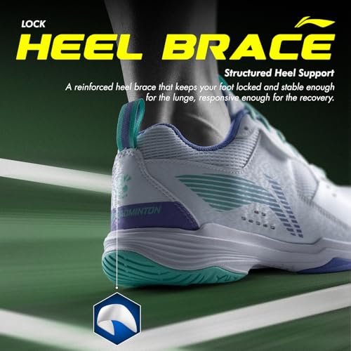 Image of Li-Ning All Round Non Marking Badminton Shoes | All Indoor Sports | Lightweight, Breathable, Grippy & Durable | High Rebound Cushioning | Stable Heel Support