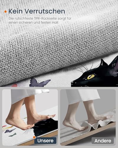 Tapis chat lavable en machine antidérapant et facile à nettoyer