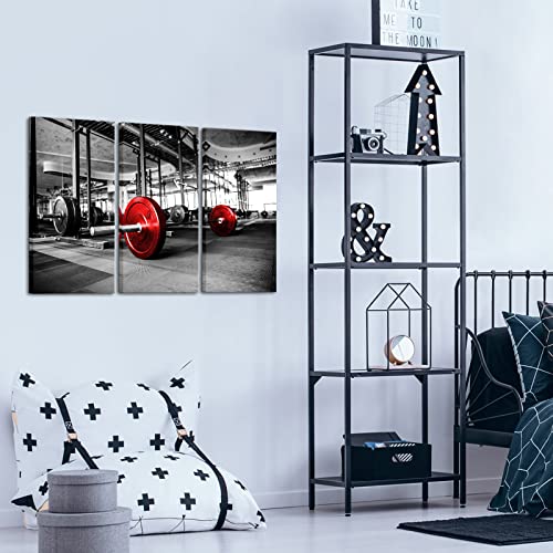 Saypeacher-Weightlifting-Canvas-Wall-Art-Dumbbells-Painting-Pictures-Gym-Training-Poster-Fitness-Artwork-Prints