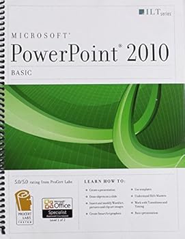 Paperback Powerpoint 2010: Basic + Certblaster Book