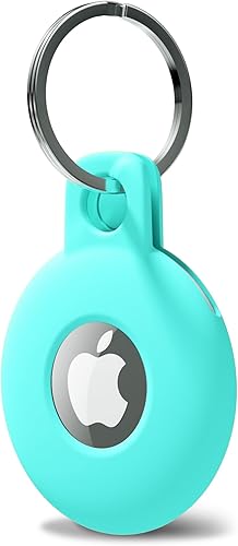 Llavero para Airtag con llavero Airtag, funda para Airtag de Siliocne, lindos accesorios para Airtag para niños, equipaje, collar de perro y gato,