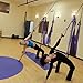 Karriw Aerial Anti-Gravity Yoga Hammock Swing Fitness Inversion Pilates Yoga Trapeze/Yoga Swing/Sling/Inversion Tool (Violet)
