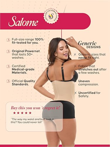 Image of Salome Colombian Waist Cincher Fajas Colombianas Moldeadoras | Underbust Corset Waist Trainer for Women | Faja Corset