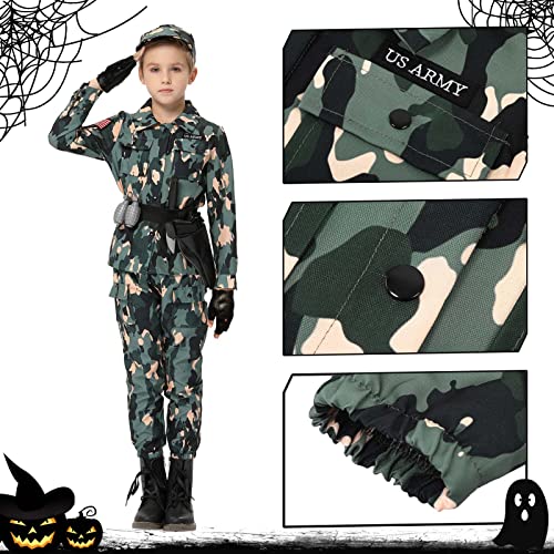 Disfraz Soldado Ejercito para Niños Talla XL miniatura 3