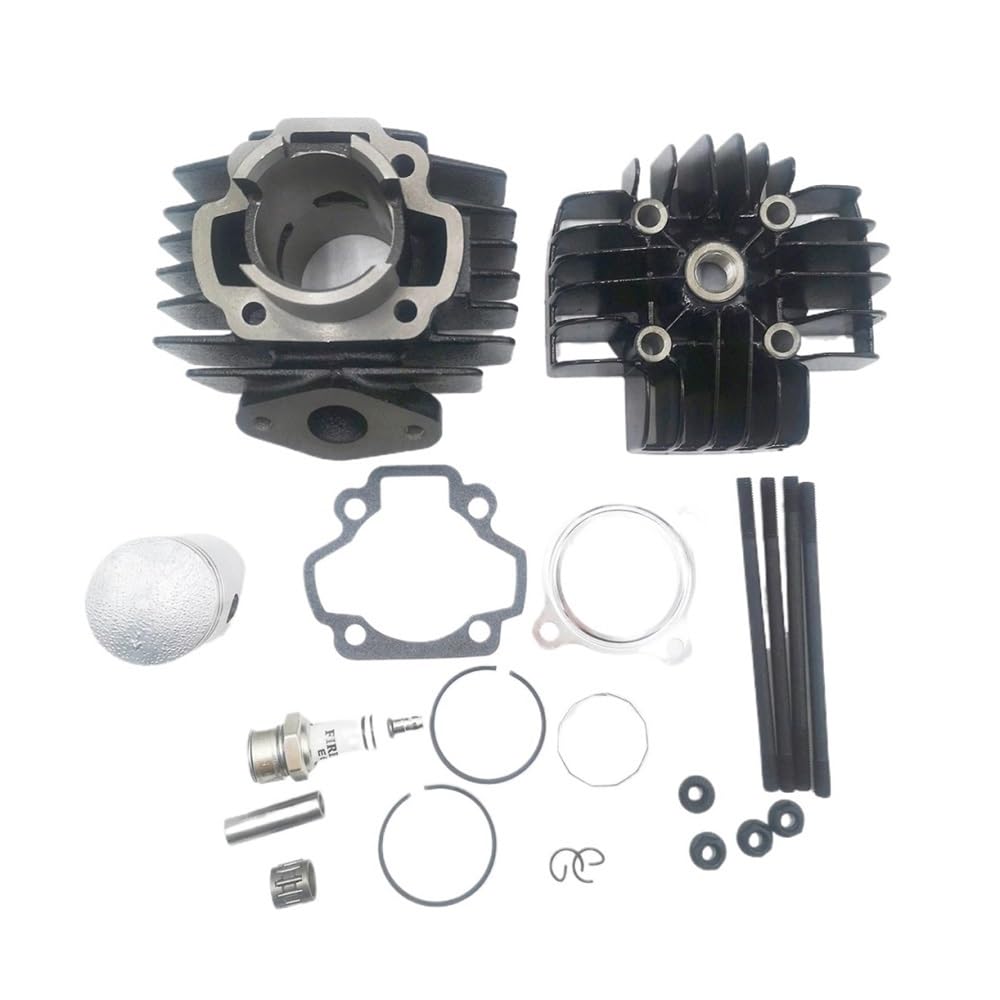 Kit guarnizione testa pistone cilindro adatto for PW50 QT50 60CC KIT BIG BORE SET CILINDRO PISTONE GUARNIZIONE TESTA