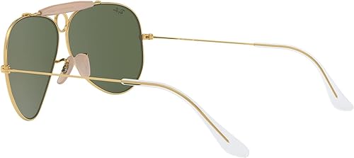 Vista 165 de Ray-Ban Rb3025 Classic Aviator - Lentes de sol clásicos de aviador Polarizado dorado/verde