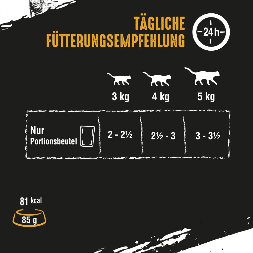 CRAVE Katze Portionsbeutel Sauce mit Huhn 28 x 85g