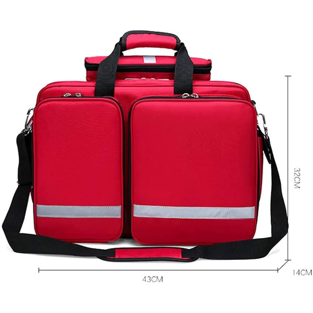 Kit De Primeros Auxilios Compacto Kit De Supervivencia Para Trauma De Emergencia con Compartimentos Etiquetados, Kit De Rescate De Emergencia Impermeable De Gran Capacidad (camouflage)
