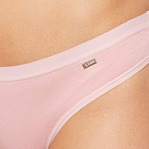 Loba Calcinha Básica algodão Feminino, Rosa, P