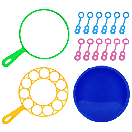 B Bangcool Big Bubble Wands Set: Large Bubble Maker, Giant Bubble Wand Bubbles Maker With Tray Bubble Sticks For Kids #TOP1