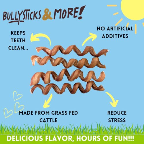 Image of BULLYSTICKS & MORE - Bully Stick Spring 6-8 inch - 12 Count