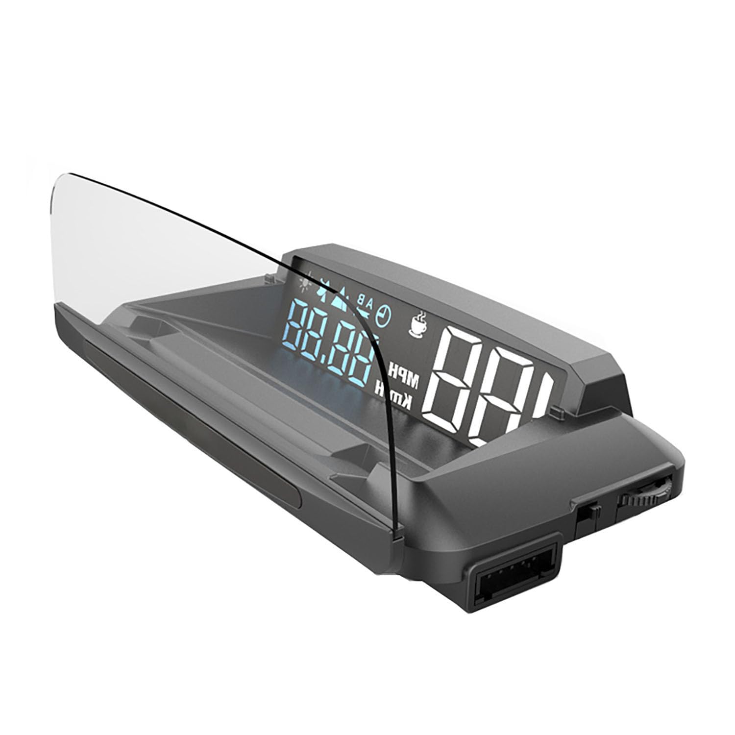 Head Up Display Auto HUD para Lamborghini Jalpa 1981–1988, Velocímetro Digital HUD con GPS y Chip Dual, Pantalla 3D en Parabrisas, Display Multifunción Velocidad