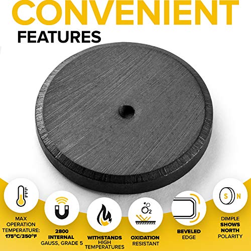 image for X-bet MAGNET Ultra-Strong Ceramic Round Magnets (1x0.15