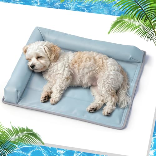 XIAPIA Tappetino Refrigerante Cane e Gatti,Tappeto per Cani,Cuscino Rinfrescante Estivo,Cuccia Coperta Rinfrescante per Cani di Taglia Grande,Media, Tappeti Domestici