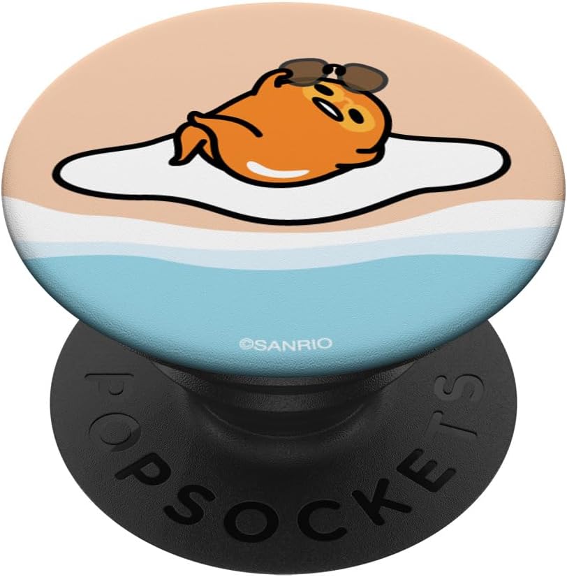 Gudetama the Lazy Egg Suntan PopSockets Adhesive PopGrip