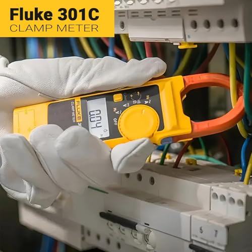 Image of FLUKE 301C - 1000A TRUE RMS AC - SLIM & COMPACT CLAMP METER (with TL-75 Test Leads Set)