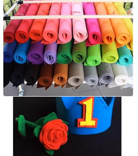 Premium Soft White Felt Fabric Roll - 18"x36", 1.6mm Thick, Versatile Crafting Material for Sewing and DIY Projects 6 Premium Soft White Felt Fabric Roll - 18"x36", 1.6mm Thick, Versatile Crafting Material for Sewing and DIY Projects - Image 5