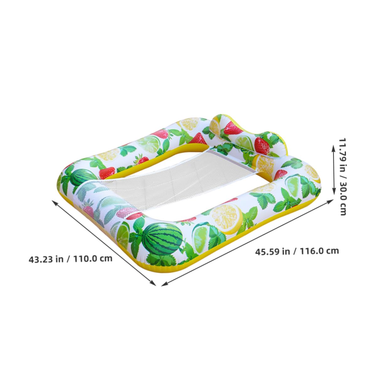 Hamaca de Red Flotante para Piscina de PVC Plegable para Adultos