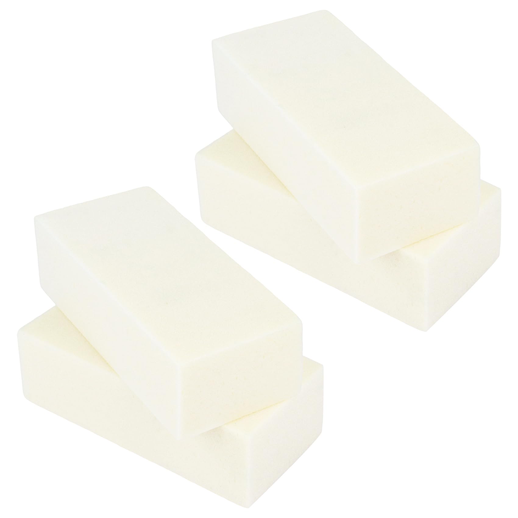 Nideen 4 Pack Dry Flower Foam (9.0" L x 4.13" W x 2.75" H) White Floral Foam Block for Artificial Flower Arrangement DIY Projects