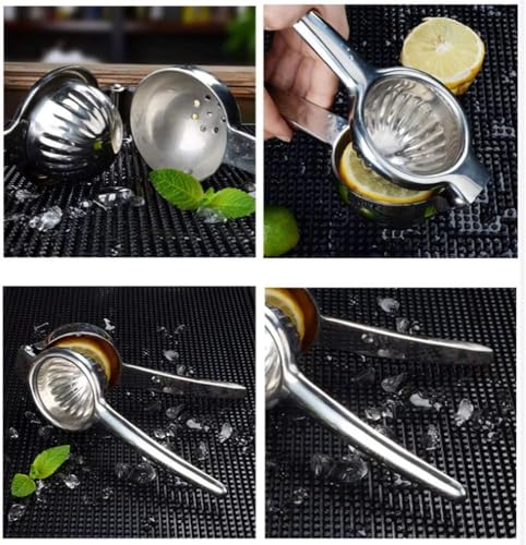 Exprimidor manual de cítricos de metal resistente para la cocina del hogar, exprimidor de jugo diseñado para frutas cítricas frescas