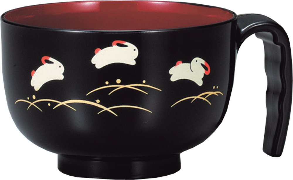 Hogdseirrs 72270 Canoe Raku Soup Bowl, Yuyu, Black : Home & Kitchen