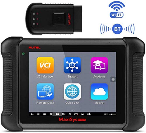 Autel Maxisys MS906BT Bluetooth por VCI,Herramienta de diagnóstico automotriz (versión Mejorada de MS906) con diagnóstico de Nivel de Equipo Original y Capacidad de codificación de ECU(Solo inglés)