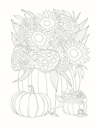 Creative Haven Flower Fancy Coloring Book; Relax and Escape with these beautiful Floral Arrangements and Designs! (Adult Coloring Books: Flowers & Plants) - Image 6