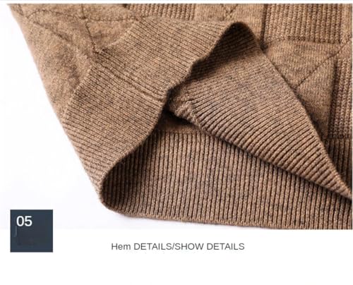 Men Top Grade Knit Pullover Sleeveless Sweater Vest V-Neck Sleeveless Preppy Clothes4