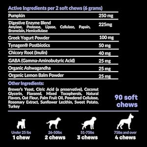 Kayode ultimate digestion Fast acting anti diarrhea dog chews Dog fart remedy Digestive enzymes for dogs easy stool firmer for dogs Led with safe pumpkin for dogs   cucciolini doodles