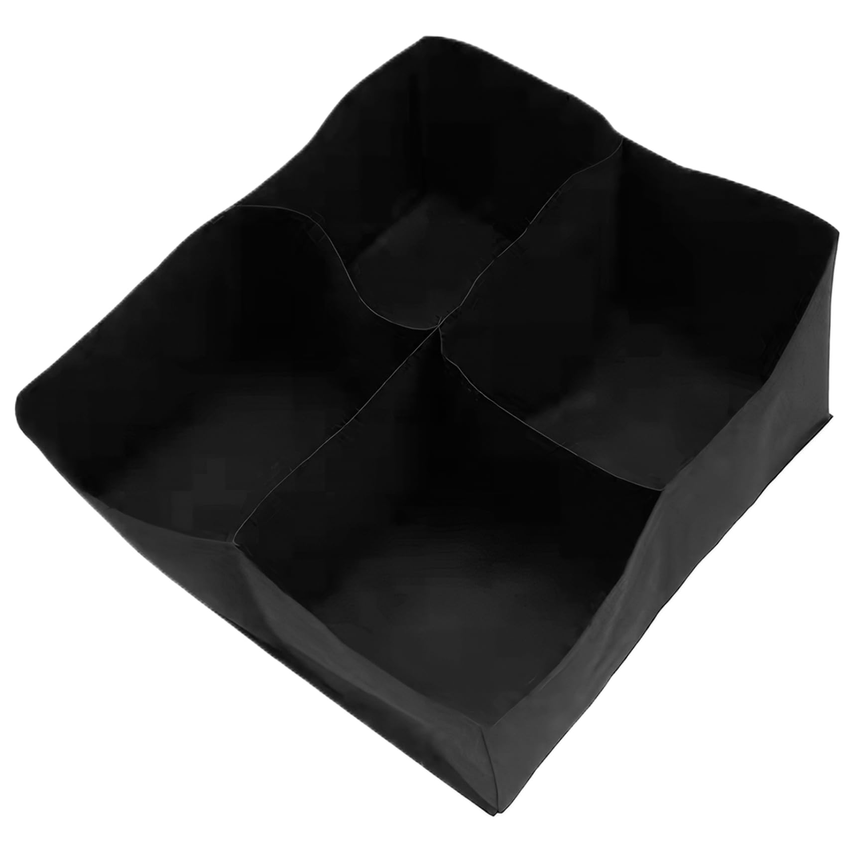 AZIDWERYQ Grow Bags, Rectangular Fabric Raised Garden Bed, 4 Grids Potato Planter Breathable Non Woven Fabric Planter Grow Bags for Vegetable Plants Flowers Raised Garden Bed