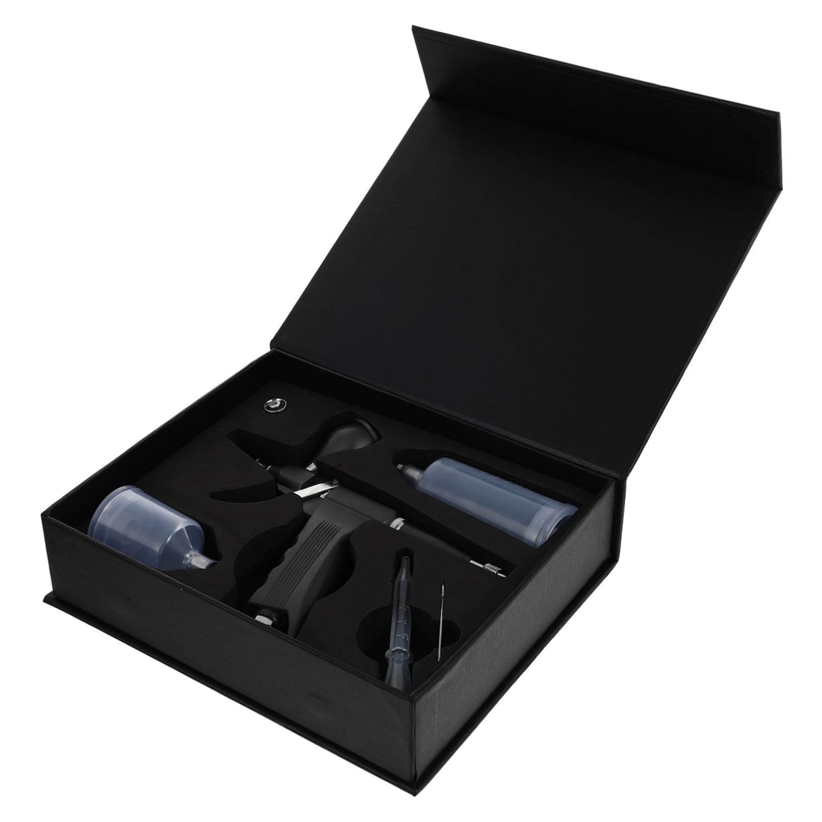 Kit Aerografo Portatile Ergonomico per Modellismo e Decorazioni Completo per Pittura Uniforme e Finitura Adatto Nail Art Tatuaggi Cake Design e Arte Corpo