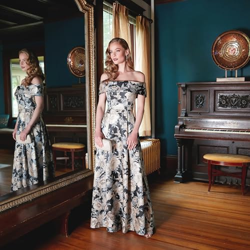 Image of Alex Evenings Women's Formal Long Ballgown Mother of The Bride Dress with Pockets