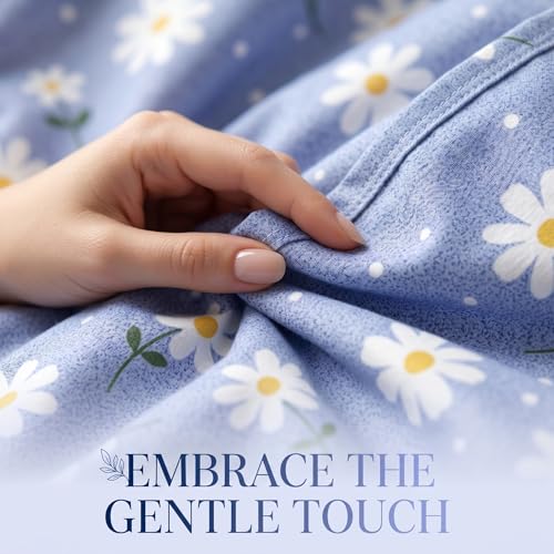 Image of BSB HOME 280 GSM Reversible Dohar for Double Bed, Ultra Soft Microfiber AC Blanket, Lightweight All Season Blanket, Breathable, Skin Friendly, 85 x 88 Inches (216 x 224 cm) - Periwinkle Blue