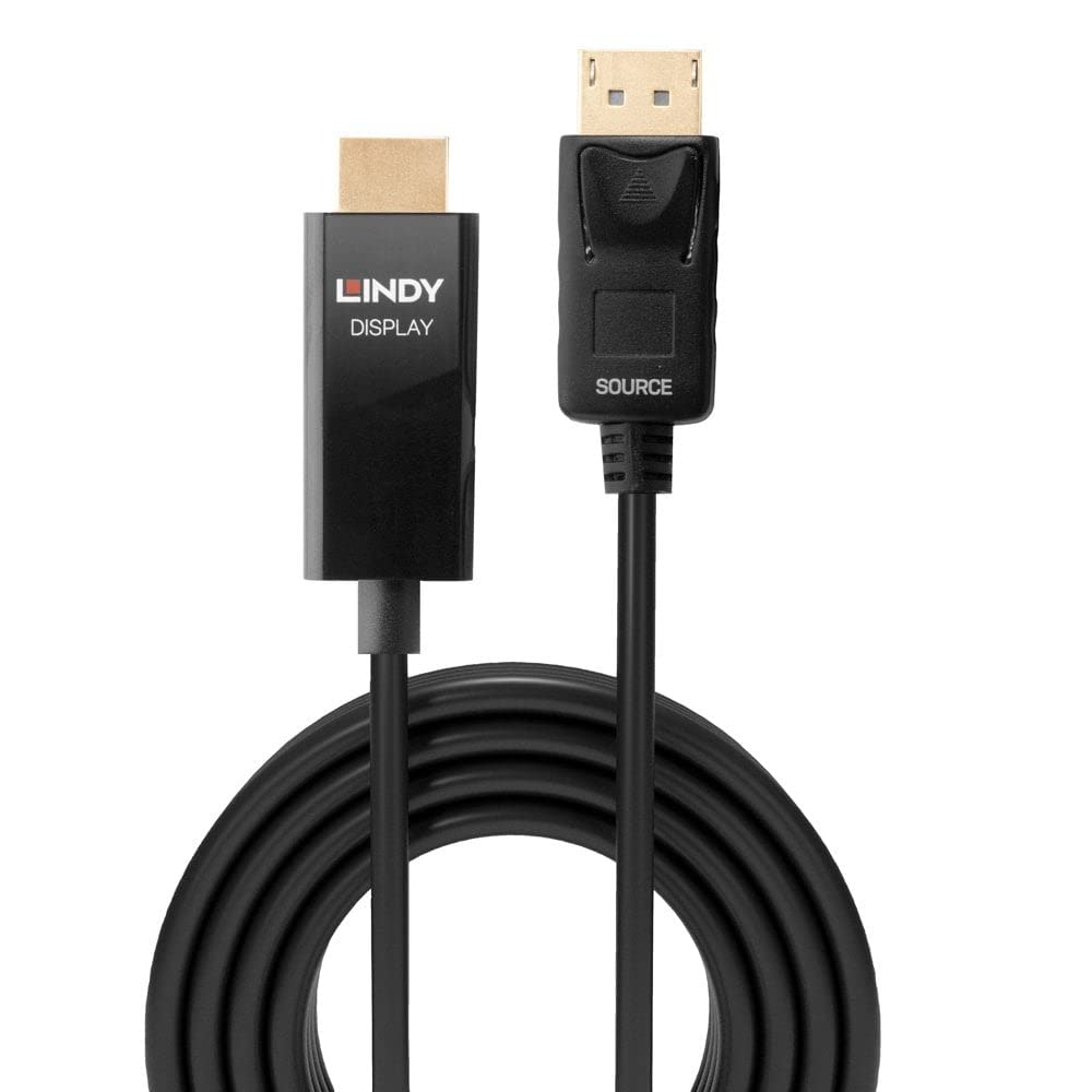 LINDY Cavo adattatore DP a HDMI da 5 m con HDR