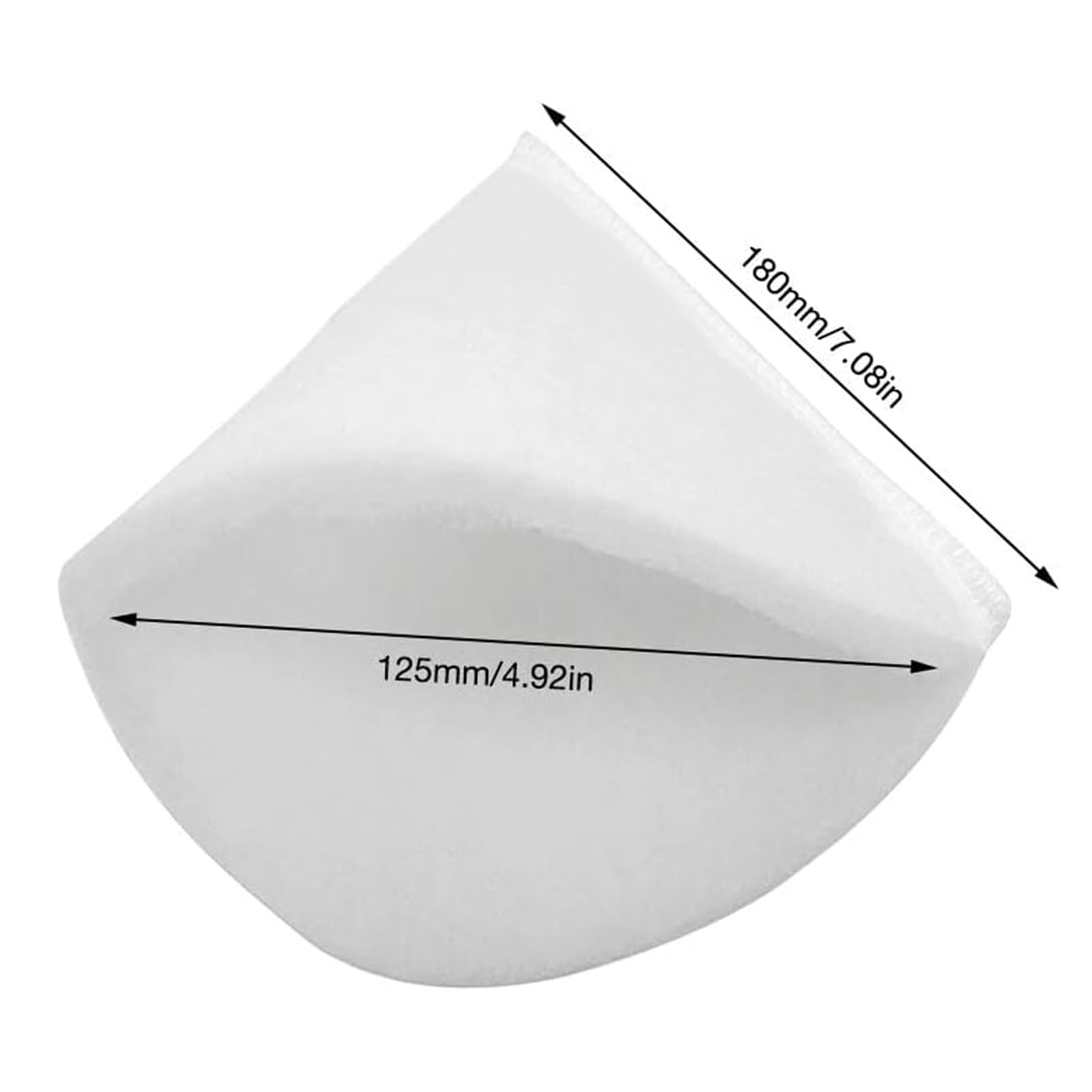 Vhbw 50x Filtres Coniques Compatible Avec Zehnder STB 125