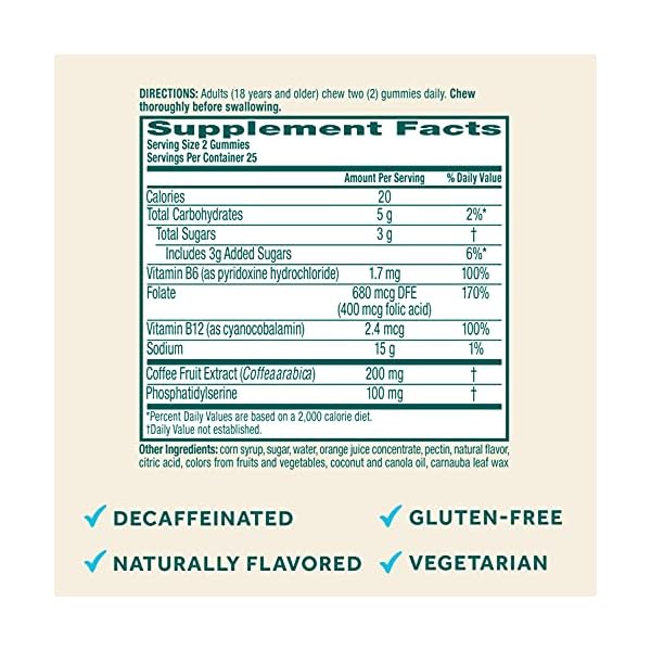Neuriva-Nootropic-Brain-Support-Supplement-Plus-Strawberry-Gummies-50-Count-in-a-Bottle-Phosphatidylserine-B6-B12-Supports-Focus-Memory-Concentration-Learning-Accuracy-and-Reasoning NEURIVA Plus Brain Supplement for Memory,Focus & Concentration+Cognitive Function with Vitamins B6 & B12 and Clinically Tested Nootropics Phosphatidylserine and Neurofactor,50ct Strawberry Gummies