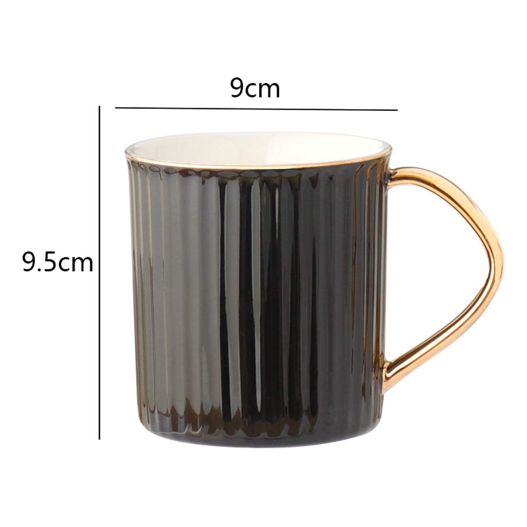 Kaffee-Becher Keramik-Tasse Faltenbecher-Body rutschfeste Wärmedämmkapazität Becher mit Deckel und Oberfläche Wiederverwendbarer Kaffeetasse mit großer Kapazität 450ml