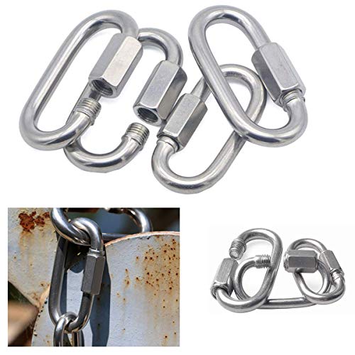 Osuter 4PCS Moschettone Arrampicata Piccolo