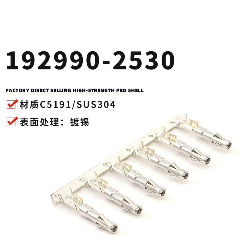 Wiring Connecting Terminals - 100PCS ITT 192990-2530 1.5mm 16-20AWG TIN Crimp 132000-002 - (Style: A, Color: 132000-002)