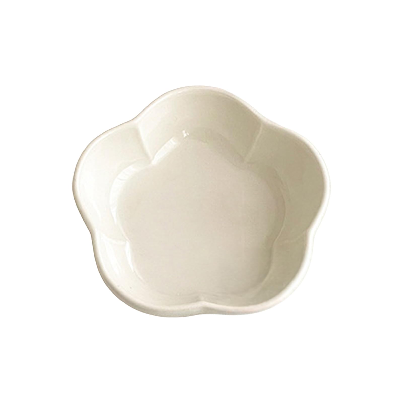 Ceramic Dipping Sauce Dish High-Temperature Ceramic Snack Serving Dish Decorative Serving Bowl for BBQ Snacks Vinegar