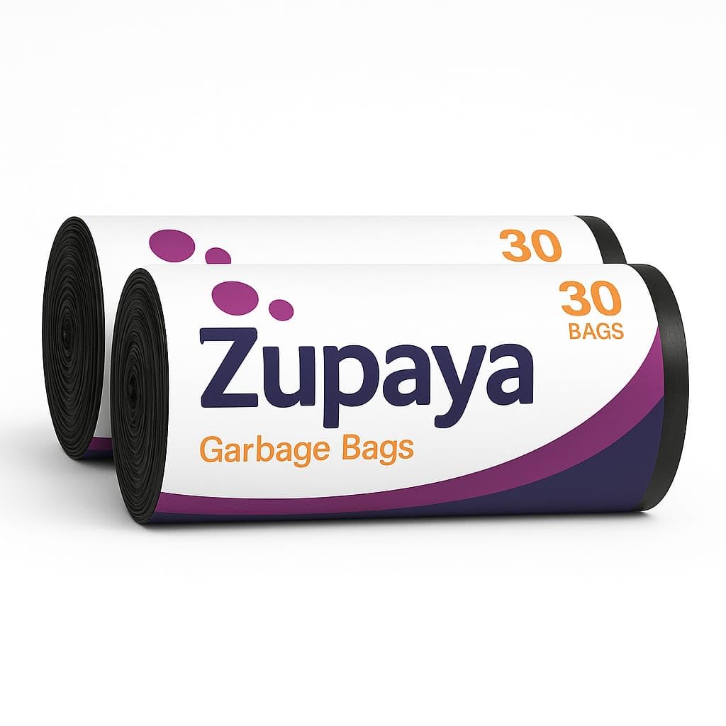 Black Garbage Bags - Leak Proof & Durable -6