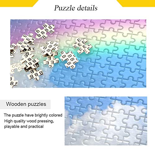 Amazon.co.jp: MAKIKU ジグソーパズル 500ピース 38*52cm 虹 雲 晴 海