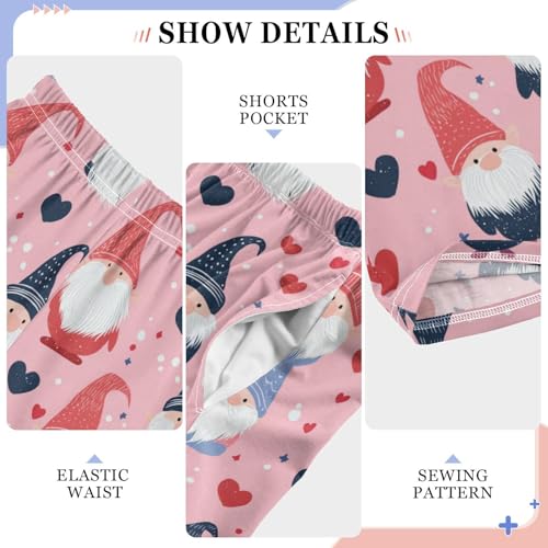 Pajama Bottoms, Pajamas Pant Pink Gnomes Lounge Wear Casual Cartoon Sleep Long Pants Soft Pjs Sleepwear4