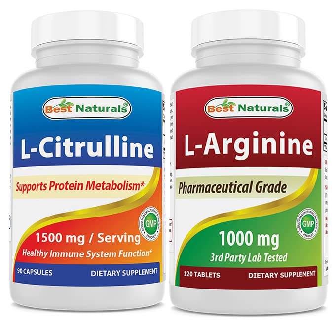 Amazon.com: Best Naturals L-Citrulline 1500mg & L-Carnitine 1000mg : Health  & Household