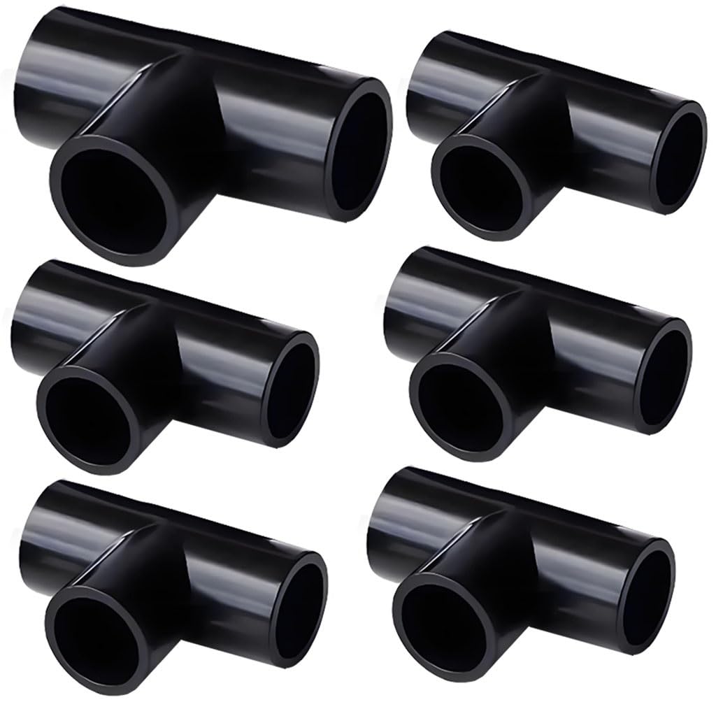 4Pcs Three Way T-Shaped Elbow PVC Accessory 20-32mm Adapter Connector(20mm)